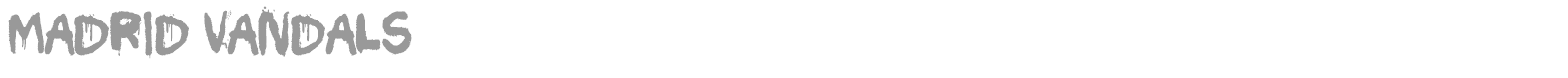 Madrid Vandals font preview